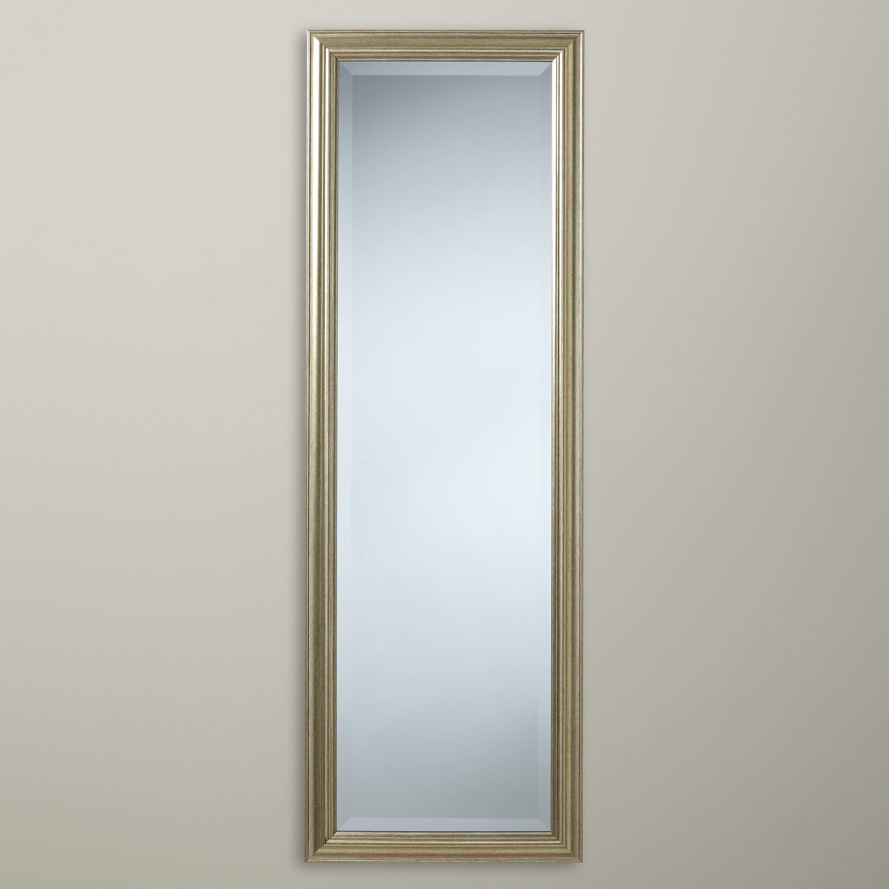 John Lewis & Partners Wilde Slim Full Length Mirror, 120 x 40cm, Gold