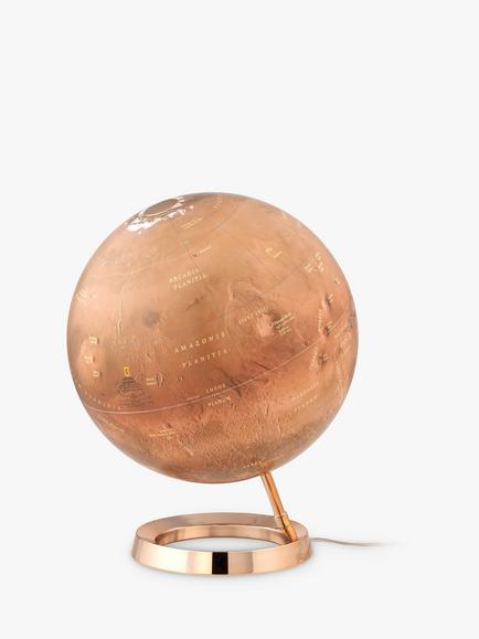 National Geographic Mars Illuminated Globe, Red, 30cm, Red