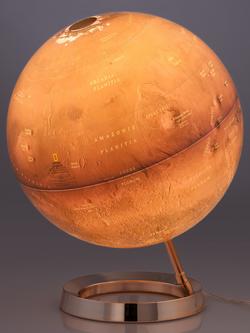 National Geographic Mars Illuminated Globe, Red, 30cm - view 2, Red