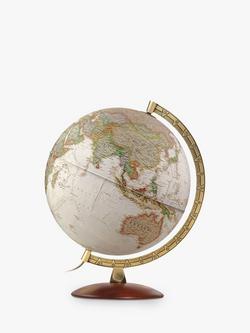 National Geographic Executive Brass Edge Globe, Brown, 30cm, Brown