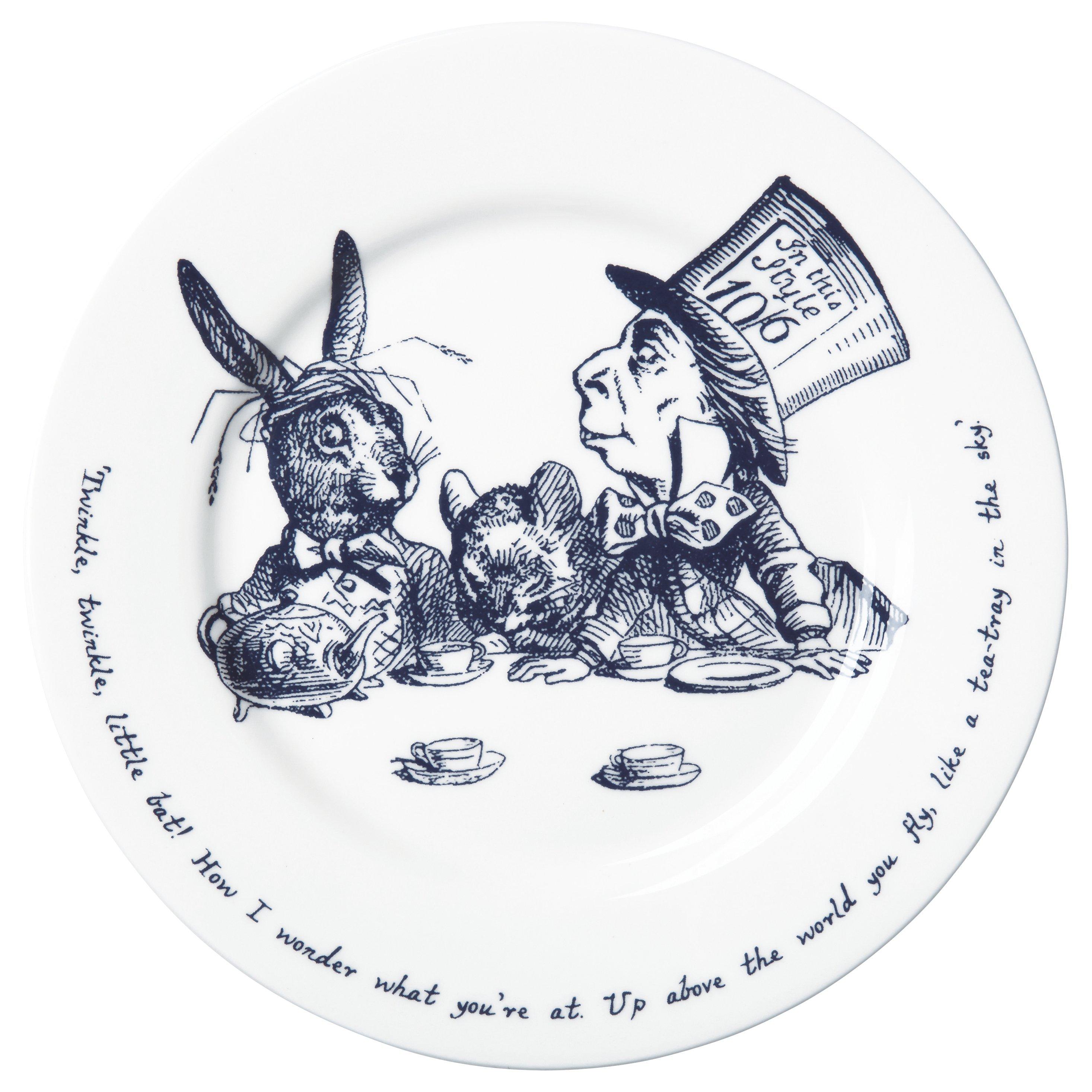 Whittard Alice in Wonderland Illustrated Plate, Dia.21cm