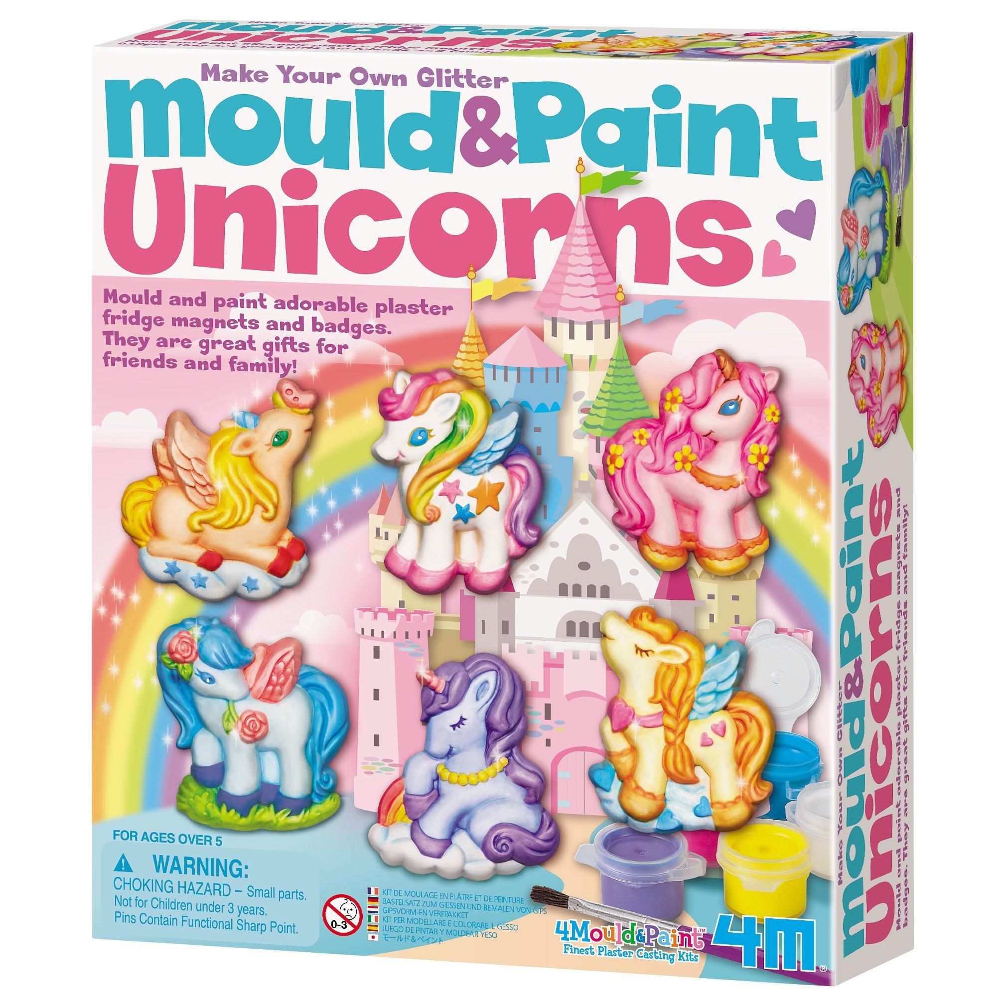 Make Your Own Glitter Mould And Paint Unicorns