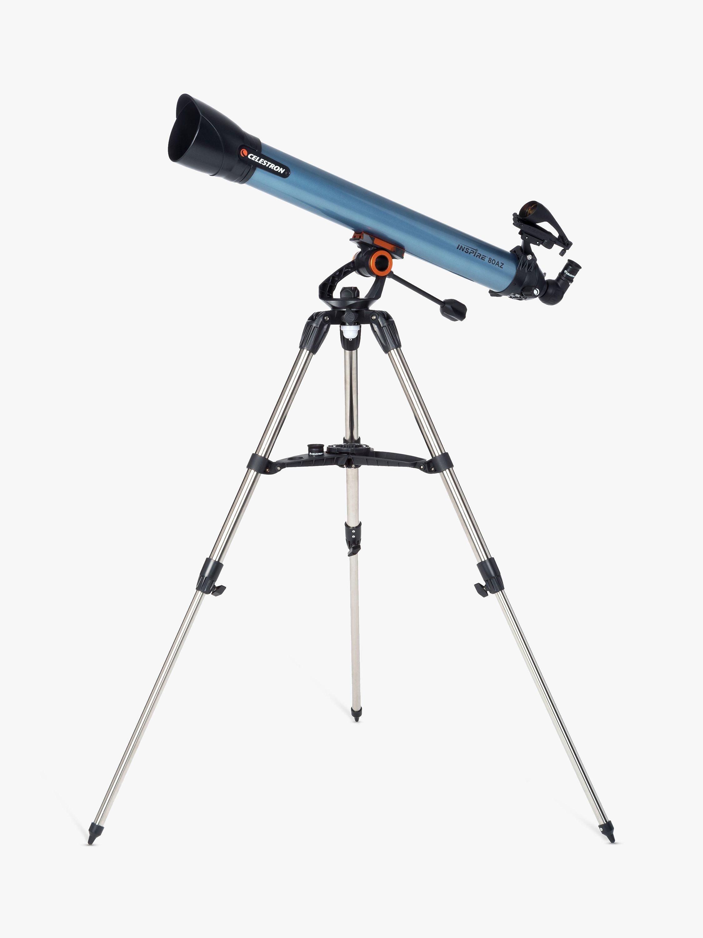 Celestron Inspire 80AZ Refractor Telescope with Smart Phone Adapter