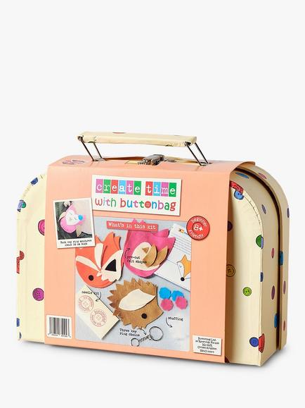 Buttonbag Sleep Friends Key Ring Craft Kit, 