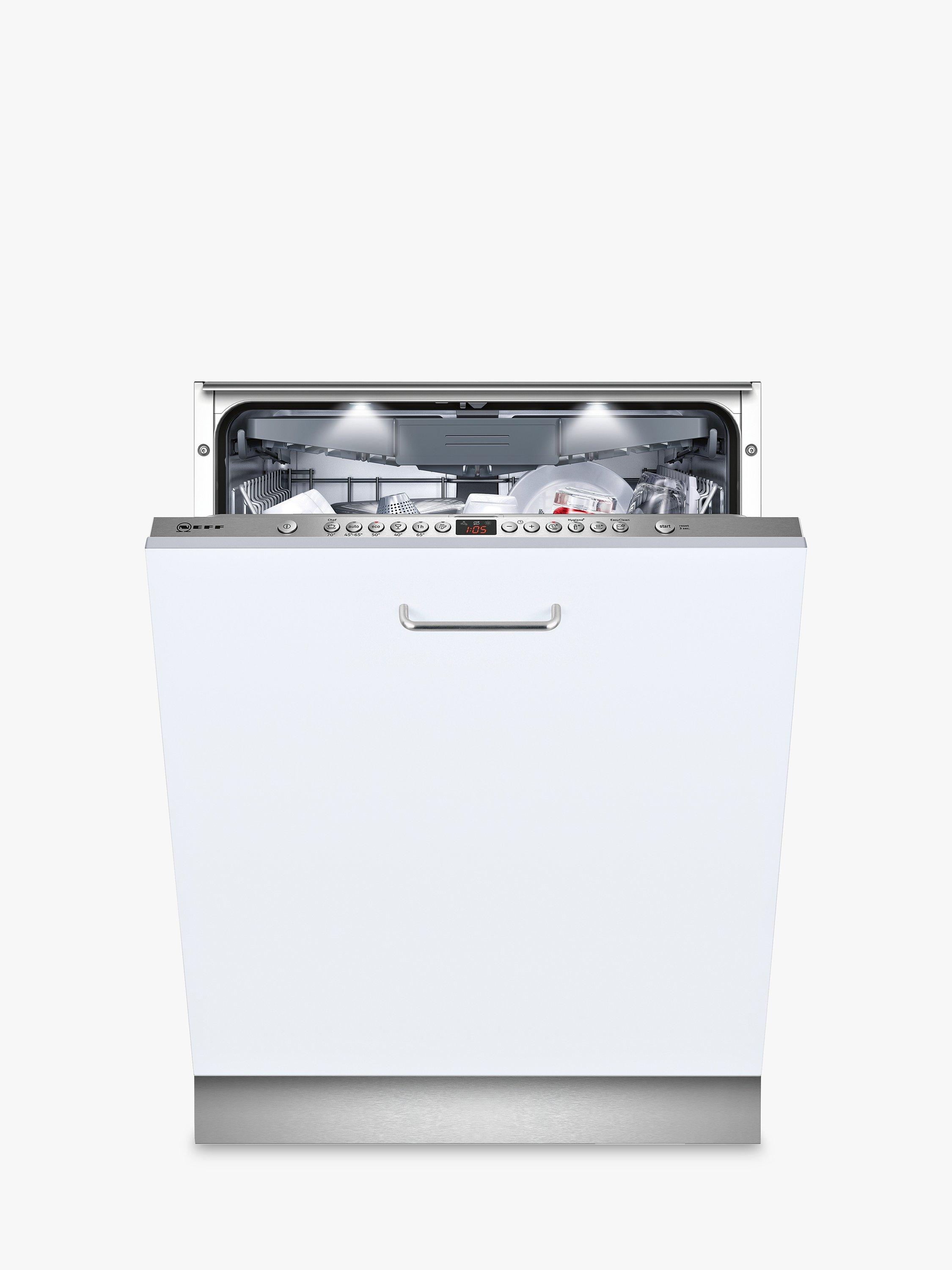 Neff S513M60X1G Integrated Dishwasher, Stainless Steel