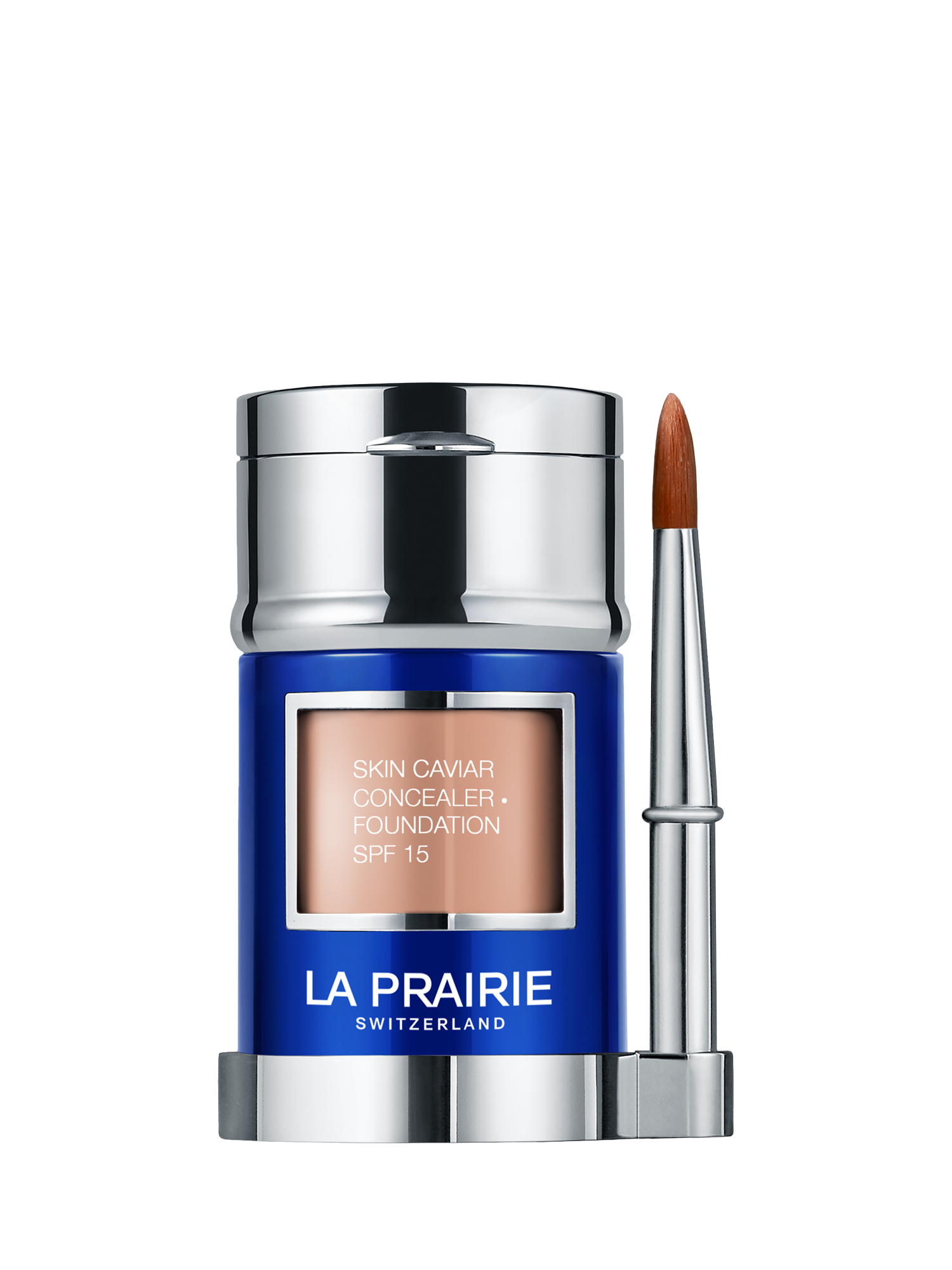 Product image 1 of 6, which shows La Prairie Skin Caviar Concealer Foundation SPF15, Pure Ivory