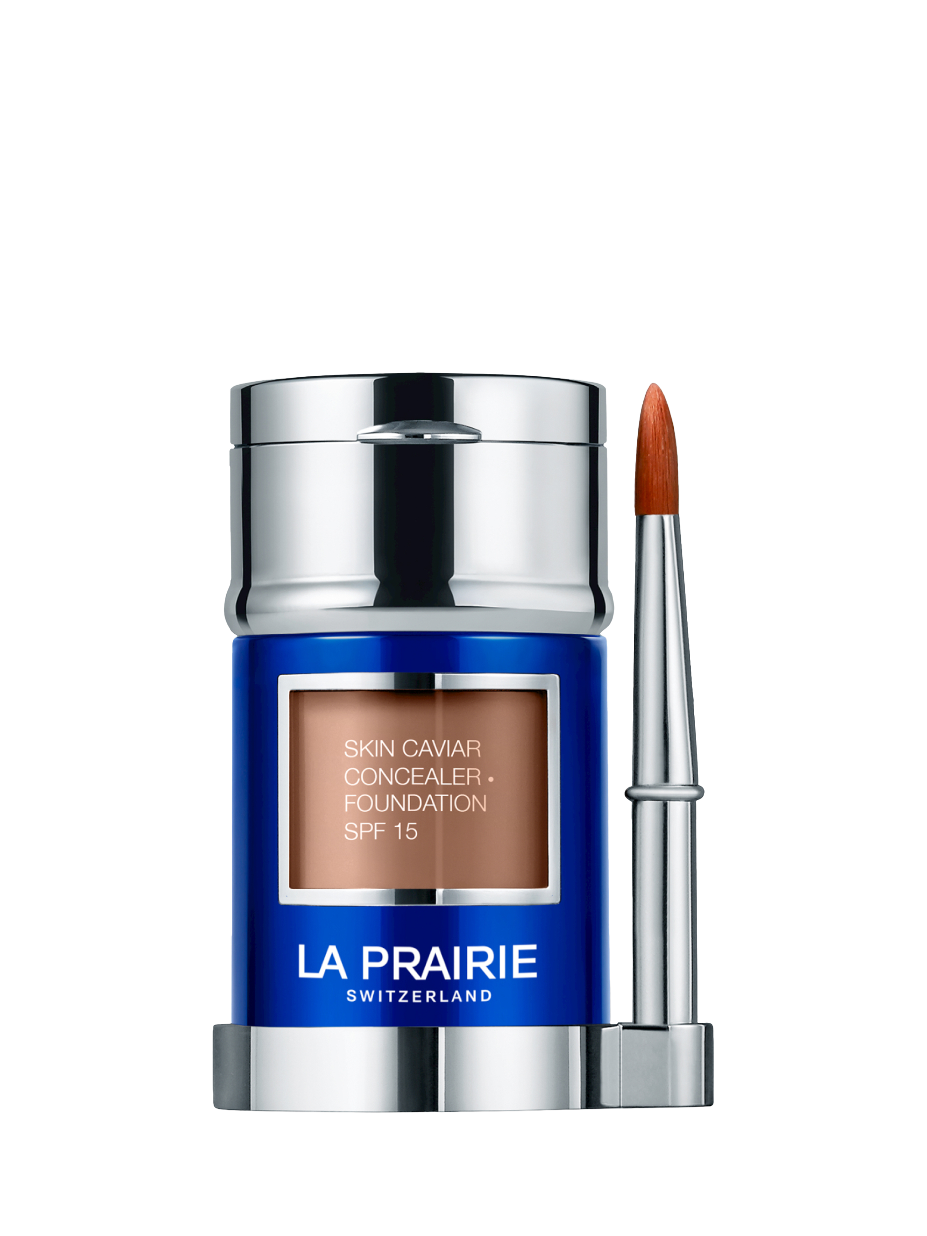 Product image 1 of 5, which shows La Prairie Skin Caviar Concealer Foundation SPF15, Satin Nude