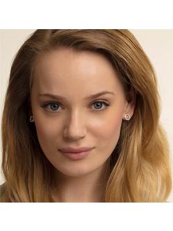 THOMAS SABO Glam & Soul Cubic Zirconia Circle Stud Earrings, Silver - view 2, Silver