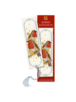 Textile Heritage Robin Bookmark Counted Cross Stitch Kit, Multi, Multi