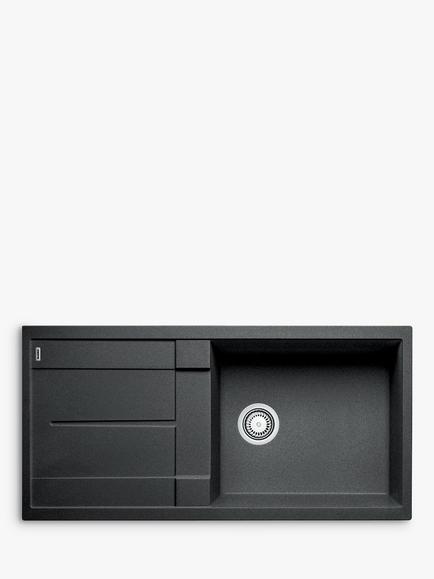 BLANCO Metra XL 6 S Single Bowl Kitchen Sink, Anthracite, Anthracite