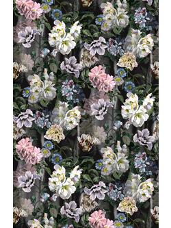 Designers Guild Delft Flower Grande Wallpaper, Graphite Pdg1038/01