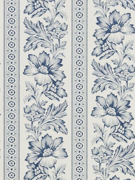 Ralph Lauren Gwinnet Toile Wallpaper, Indigo Prl5008/06