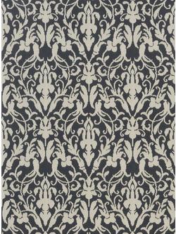 Ralph Lauren Speakeasy Damask Wallpaper, Black Prl5003/02