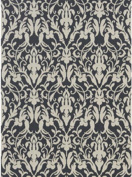 Ralph Lauren Speakeasy Damask Wallpaper, Black Prl5003/02