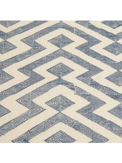 John Lewis Meeko Furnishing Fabric - view 2, Indian Blue