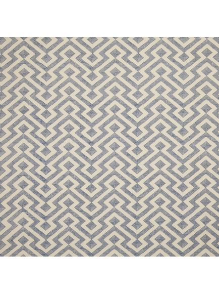 John Lewis Meeko Made to Measure Curtains or Roman Blind, Indian Blue, Indian Blue