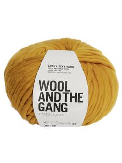 Wool And The Gang Crazy Sexy Wool Super Chunky Yarn, 200g, Mustard Sally