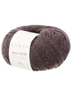 Rowan Alpaca Soft DK Yarn, 50g, Brown