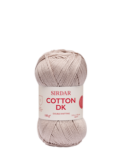 Sirdar Cotton DK Yarn, 100g, Light Taupe