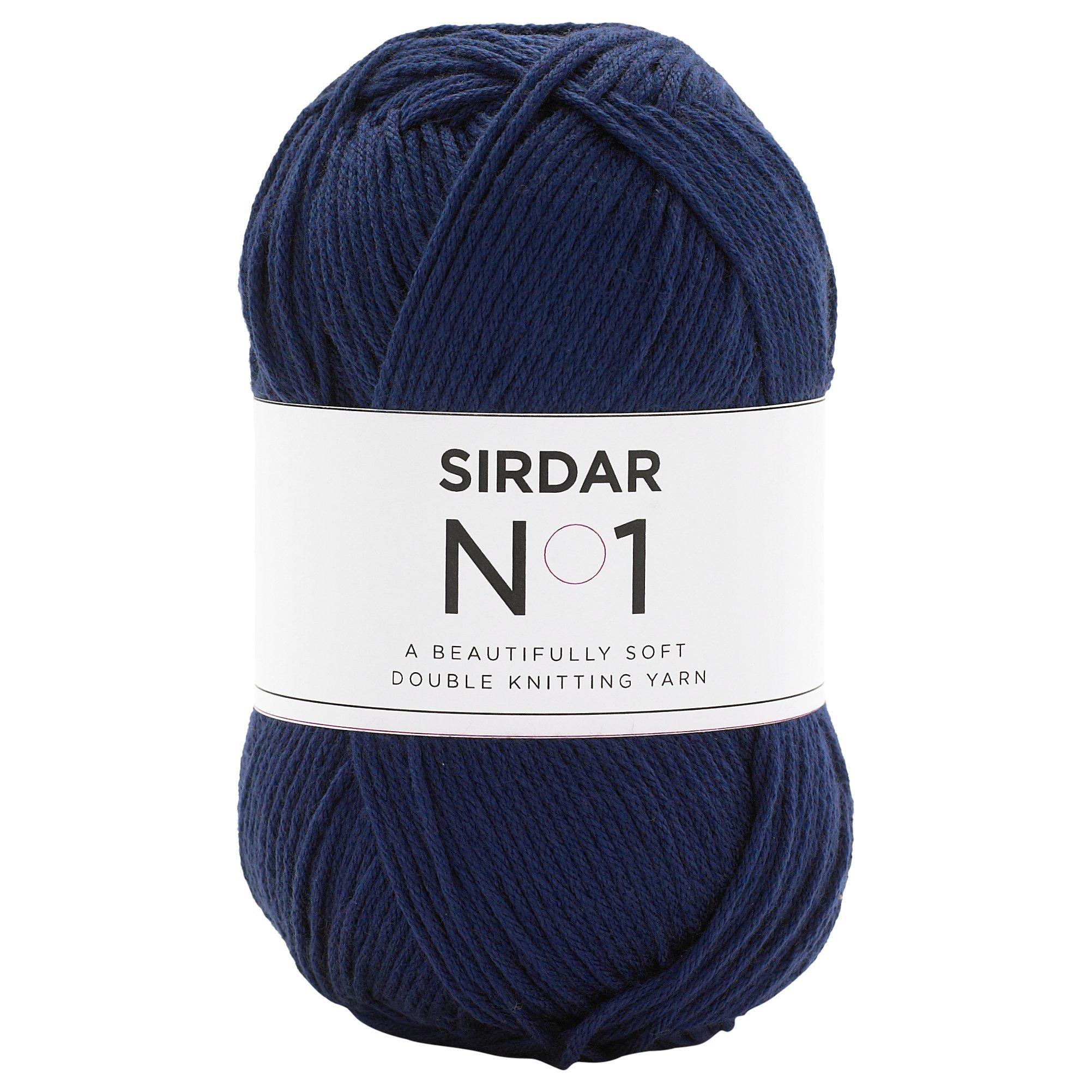 Sirdar No.1 DK Knitting Yarn, 100g, Deep Navy