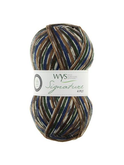 West Yorkshire Spinners Signature 4 Ply Yarn, 100g, Mallard