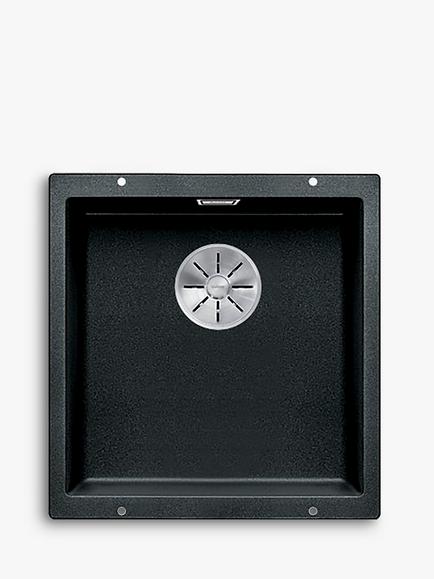 BLANCO Subline 500-U Single Bowl Undermounted Composite Granite Kitchen Sink, Anthracite