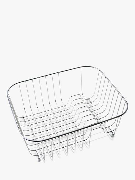 Clearwater Tango Kitchen Sink Basket Dish Rack, Stainless Steel, Stainless Steel