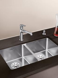 BLANCO Andano 2 Bowl Undermount Sink - view 2, Stainless Steel