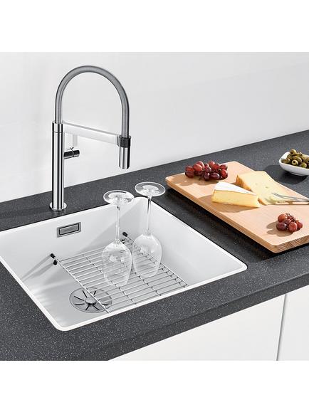 BLANCO Subline Kitchen Sink Floating Grid Drainer Trivet, Stainless Steel - view 2, Stainless Steel