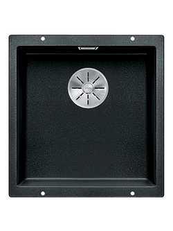 BLANCO Subline 400-U Undermounted Single Bowl Composite Granite Kitchen Sink, Anthracite