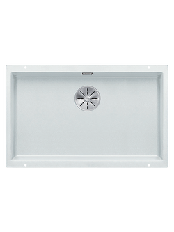 BLANCO Subline 700-U Single Bowl Undermounted Composite Granite Kitchen Sink, White