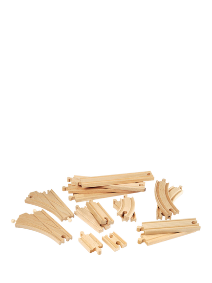 BRIO World Railway Track Expansion Pack, Intermediate, FSC-Certified (Beech) - view 2, 