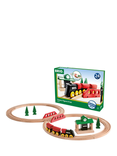 BRIO Classic Railway Figure 8 Train Set, FSC-Certified (Beech)