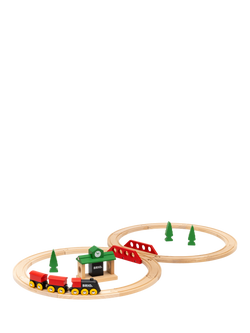BRIO Classic Railway Figure 8 Train Set, FSC-Certified (Beech) - view 2, 