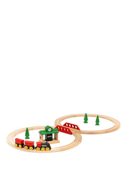 BRIO Classic Railway Figure 8 Train Set, FSC-Certified (Beech) - view 2, 