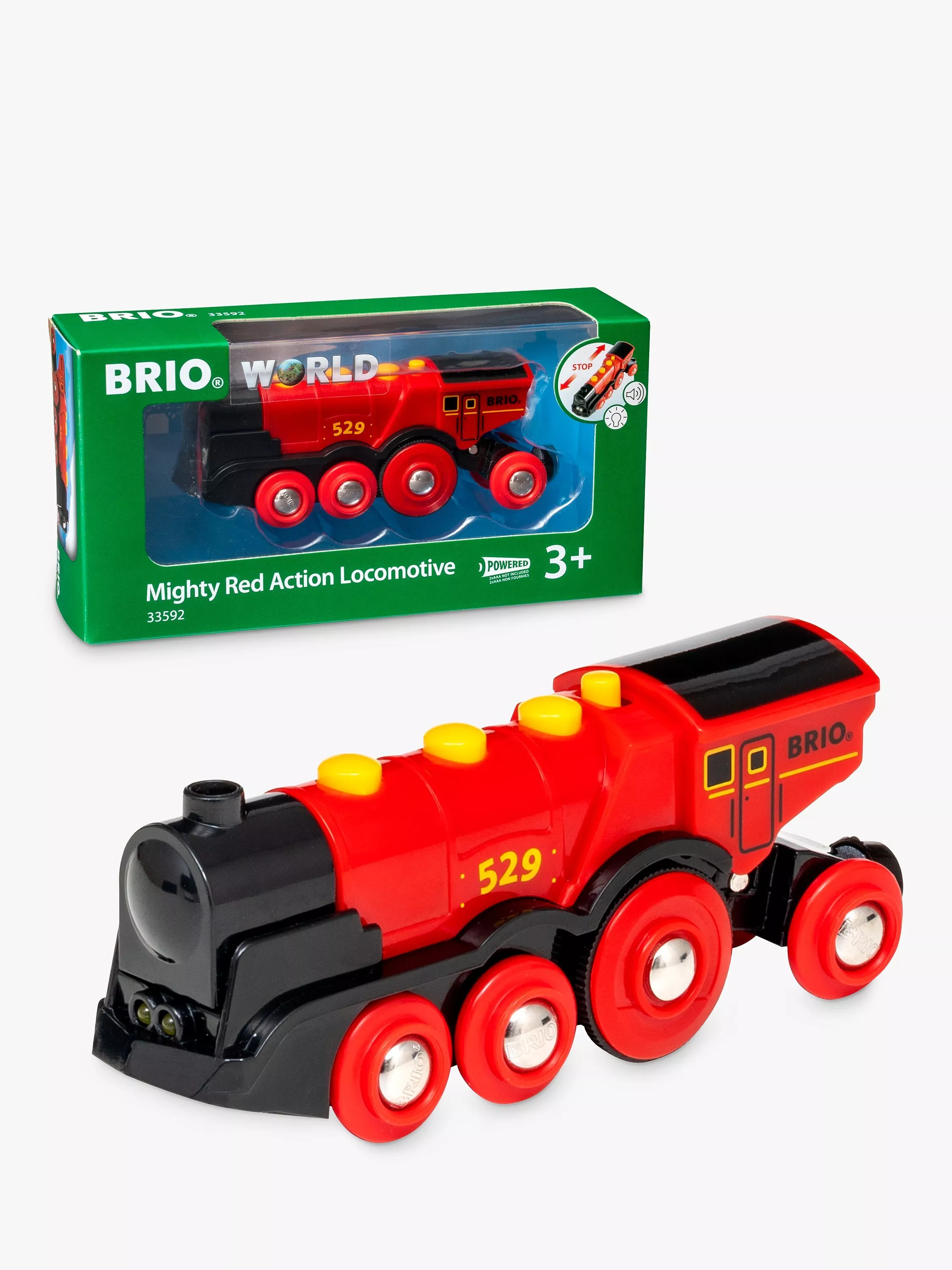 Mighty red action locomotive on sale