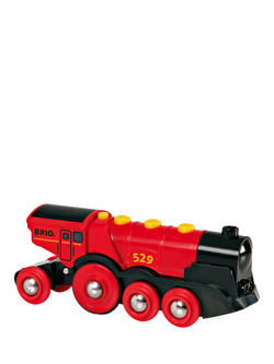 BRIO World Mighty Red Action Locomotive, FSC-Certified (Beech) - view 2, 