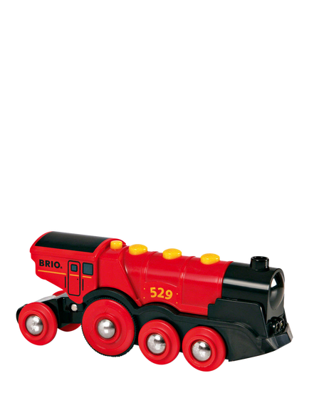 BRIO World Mighty Red Action Locomotive, FSC-Certified (Beech) - view 2, 