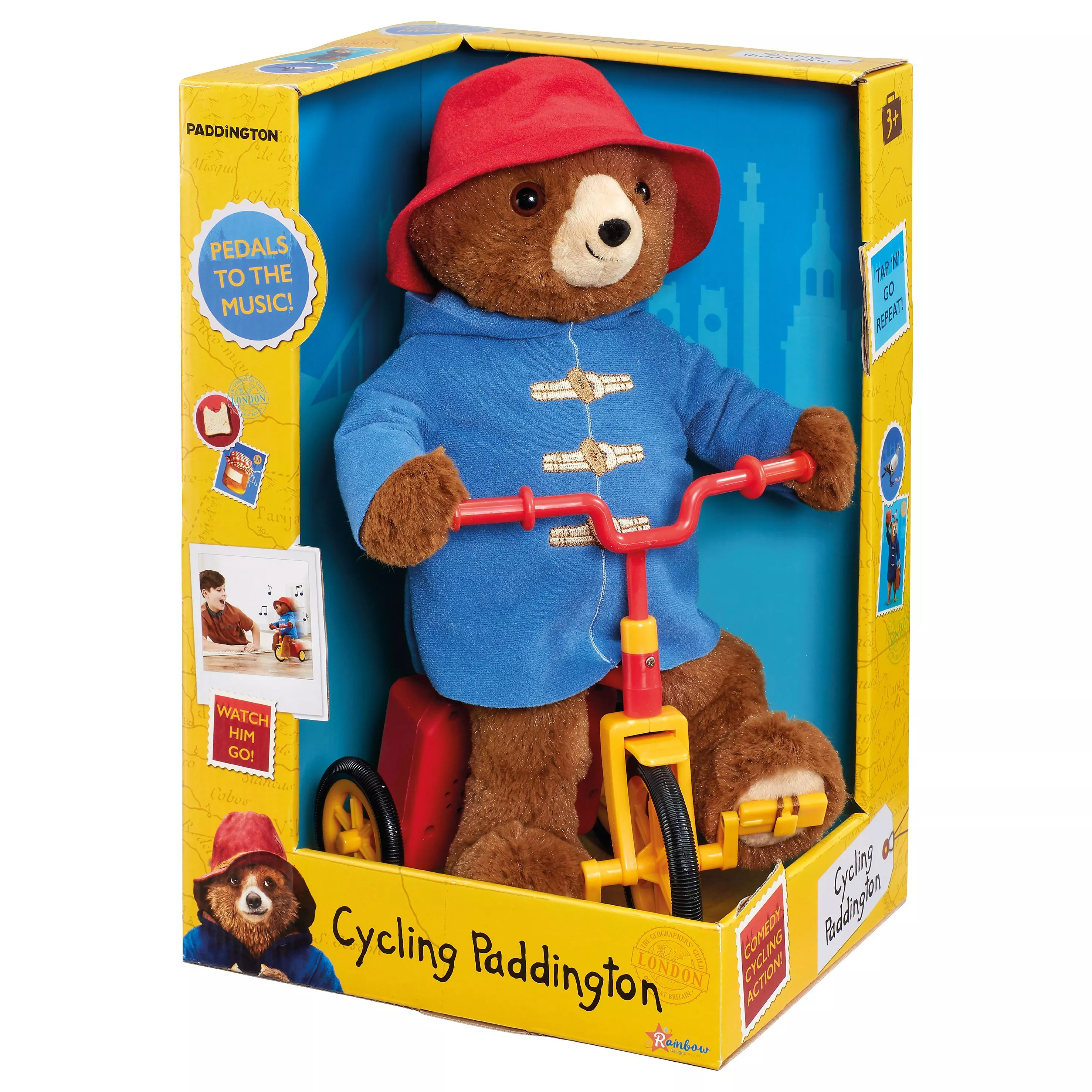 Paddington bear on bike on sale