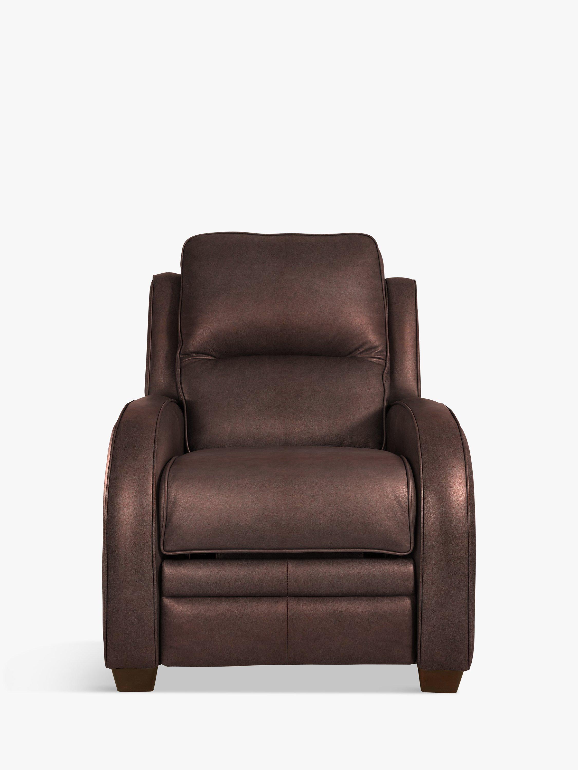 Charleston Range, Parker Knoll Charleston Leather Power Recliner Armchair, Dallas Dark Brown Leather