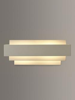 John Lewis Mezze Large Metal Wall Light, White, White