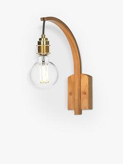 Tom Raffield Hanter Wall Light, Oak - view 2, Oak