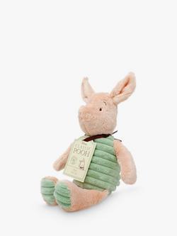 Winnie the Pooh Baby Piglet Soft Toy, Pink/Green