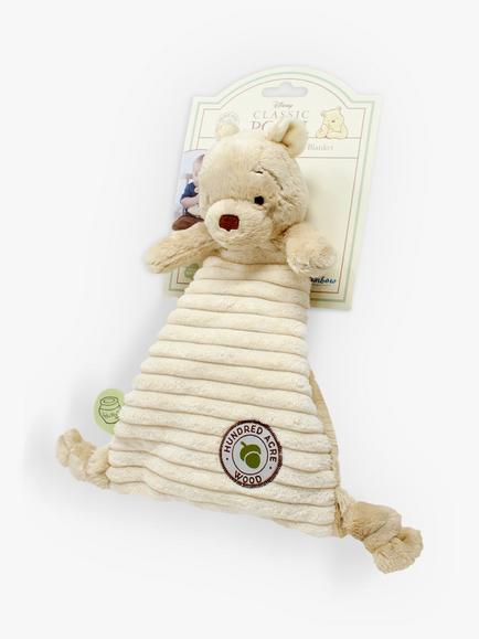 Winnie the Pooh Baby Comfort Blanket, H23cm, Natural