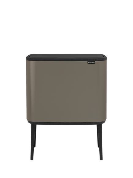 Brabantia Bo Touch Bin, 36L, Platinum