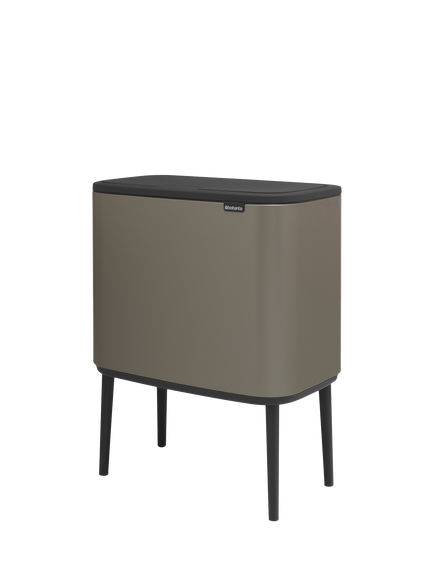 Brabantia Bo Touch Bin, 36L - view 2, Metallic
