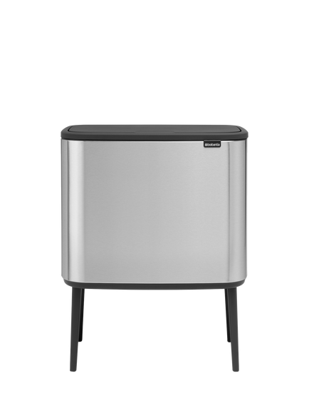 Brabantia Bo Touch Bin, 36L, Matt Steel
