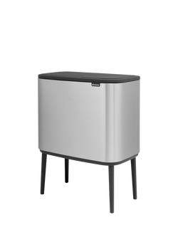 Brabantia Bo Touch Bin, 36L - view 2, Matt Steel