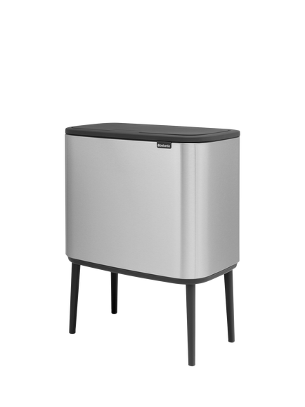 Brabantia Bo Touch Bin, 36L - view 2, Matt Steel