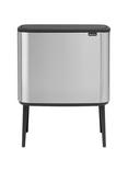 Brabantia Bo Touch Bin, 11L & 23L, Matt Steel